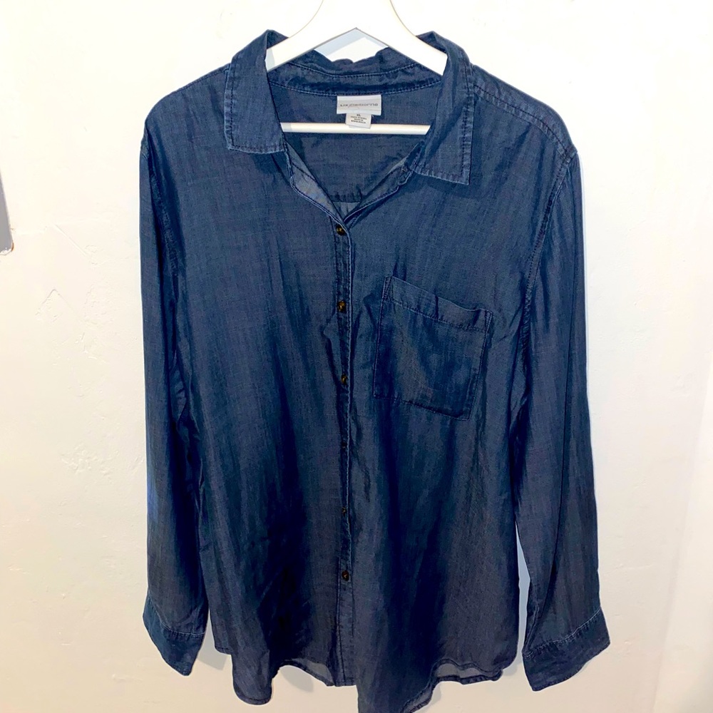 Liz Claiborne denim long sleeve